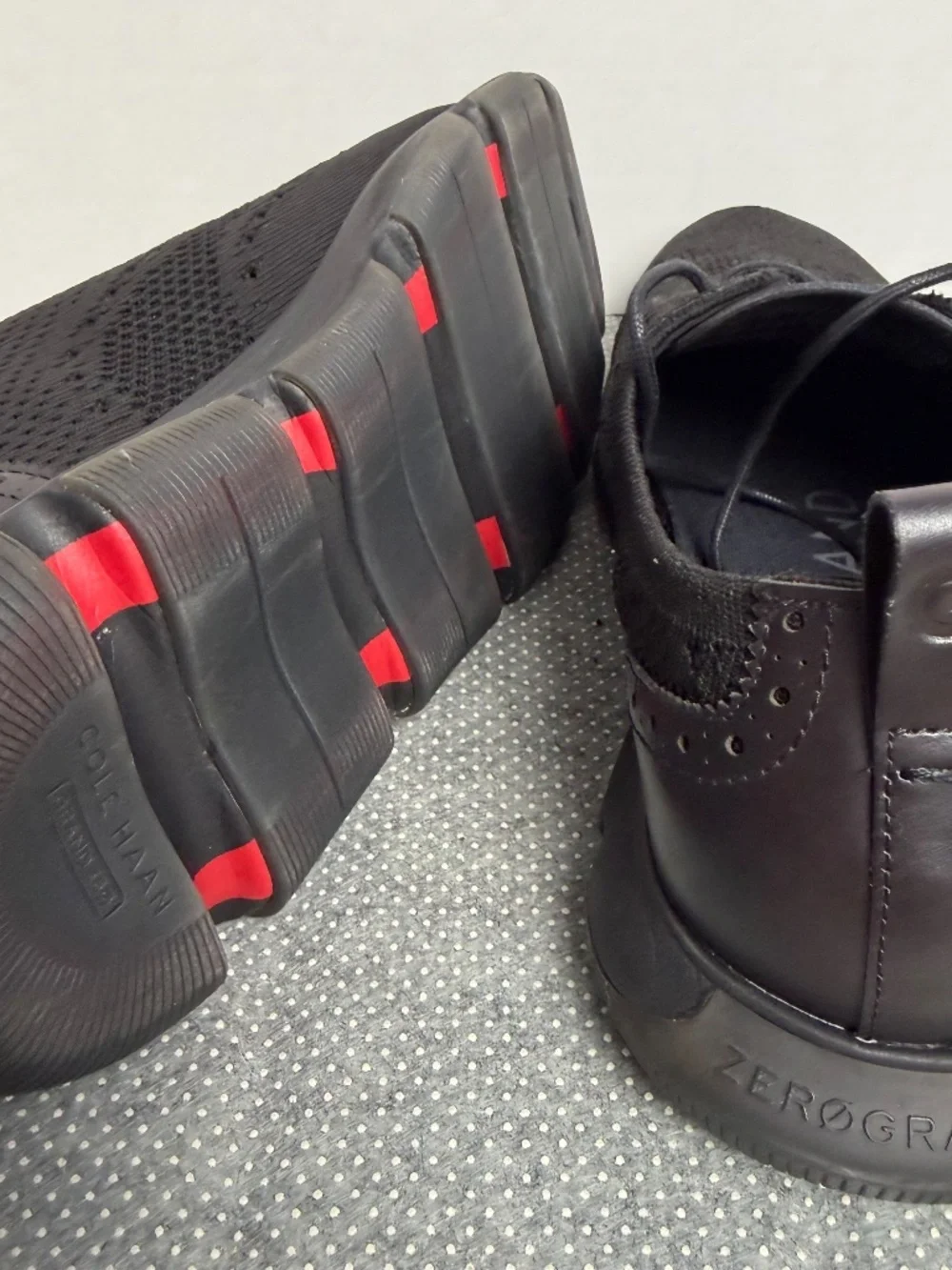 Cole Haan ZERØGRAND Stitchlite Black Knit Sneakers Men's Size 13